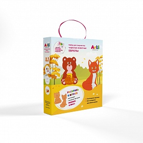 Набор для творчества Чудесные животные Европы - Медведь и лиса (Arti, Г000759)